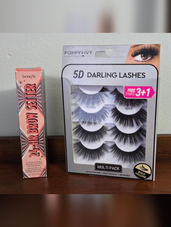 Benefit Other - Benefit 24 Hr Brow Setter 7ml + 5D Volume Lashes 4 Pairs Set NEW
